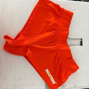 Hooters Vibrant Orange Athletic Shorts